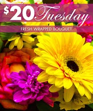 $20 Tuesday Wrapped Bouquet