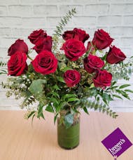 RED ROSES - 18 Roses
