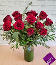 RED ROSES - 18 Roses