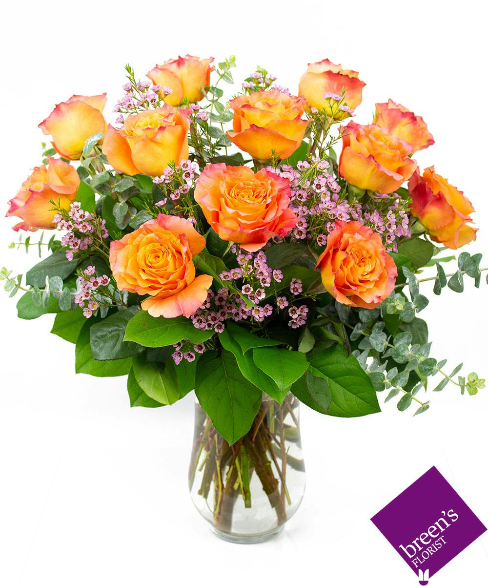 Orange Rose Bouquet Proud to Be Your Premier Florist in Houston