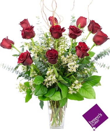 A Dozen Roses Shop With Us For The Most Beautiful Roses In Houston Breen S Florist