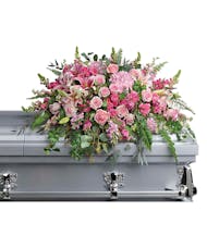 Teleflora's Beautiful Memories Casket Spray